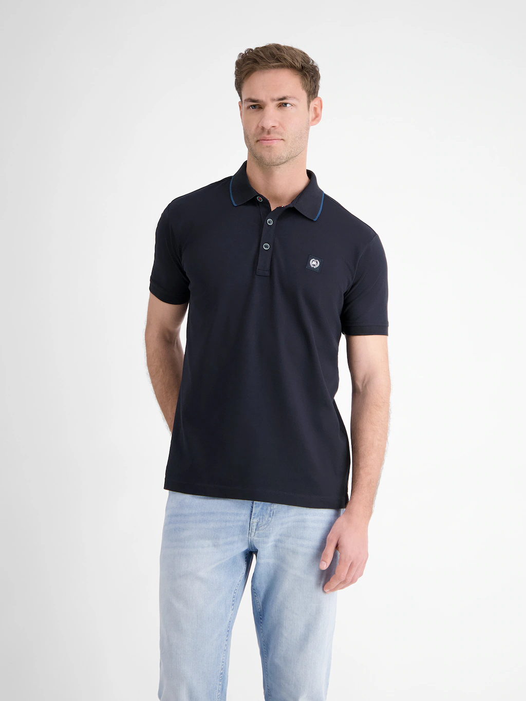 LERROS Poloshirt, mit Logo Stickerei günstig online kaufen
