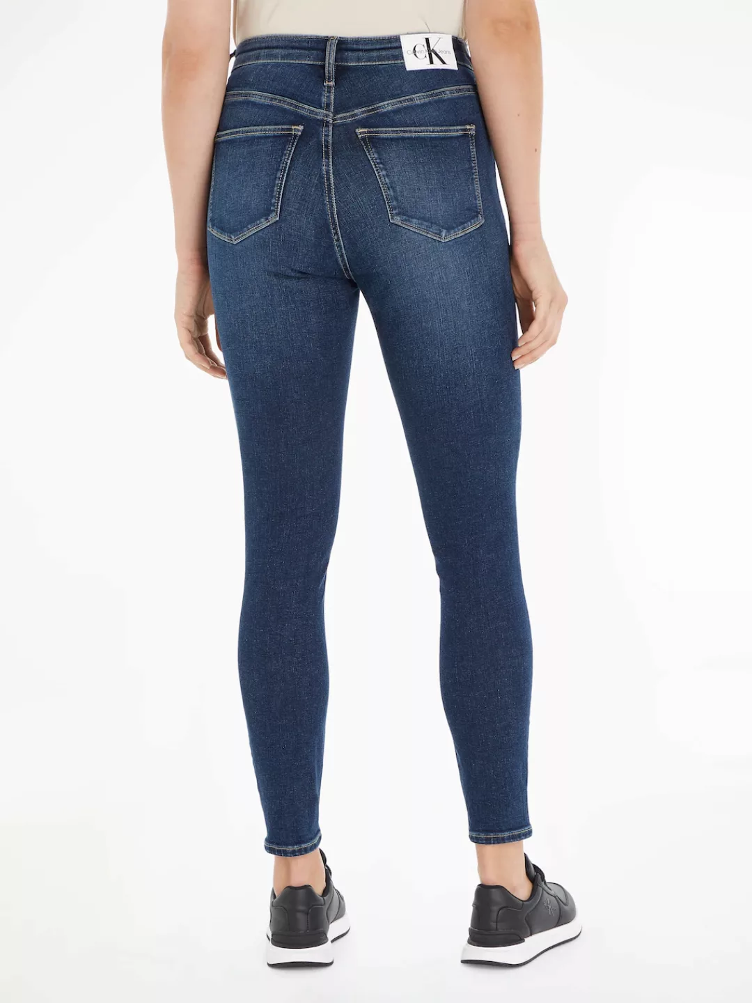 Calvin Klein Jeans Ankle-Jeans HIGH RISE SUPER SKINNY ANKLE mit hohem Bund günstig online kaufen