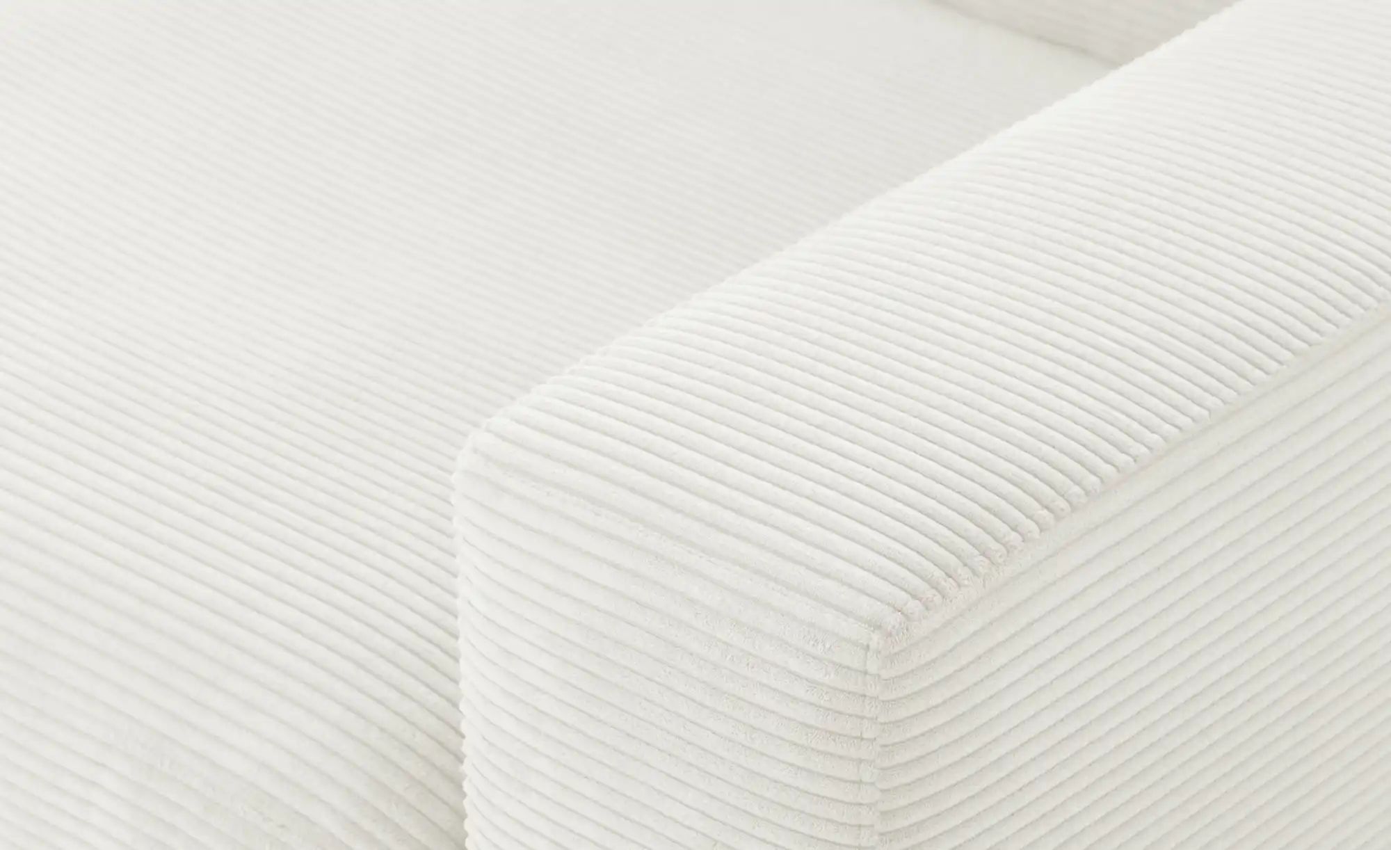 Jette Home Cordsofa  Sila ¦ weiß ¦ Maße (cm): B: 230 H: 85 T: 127.0 Polster günstig online kaufen