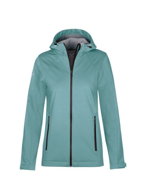 Trigema Softshelljacke "TRIGEMA Taillierte Softshell–Kapuzenjacke", (1 St.) günstig online kaufen