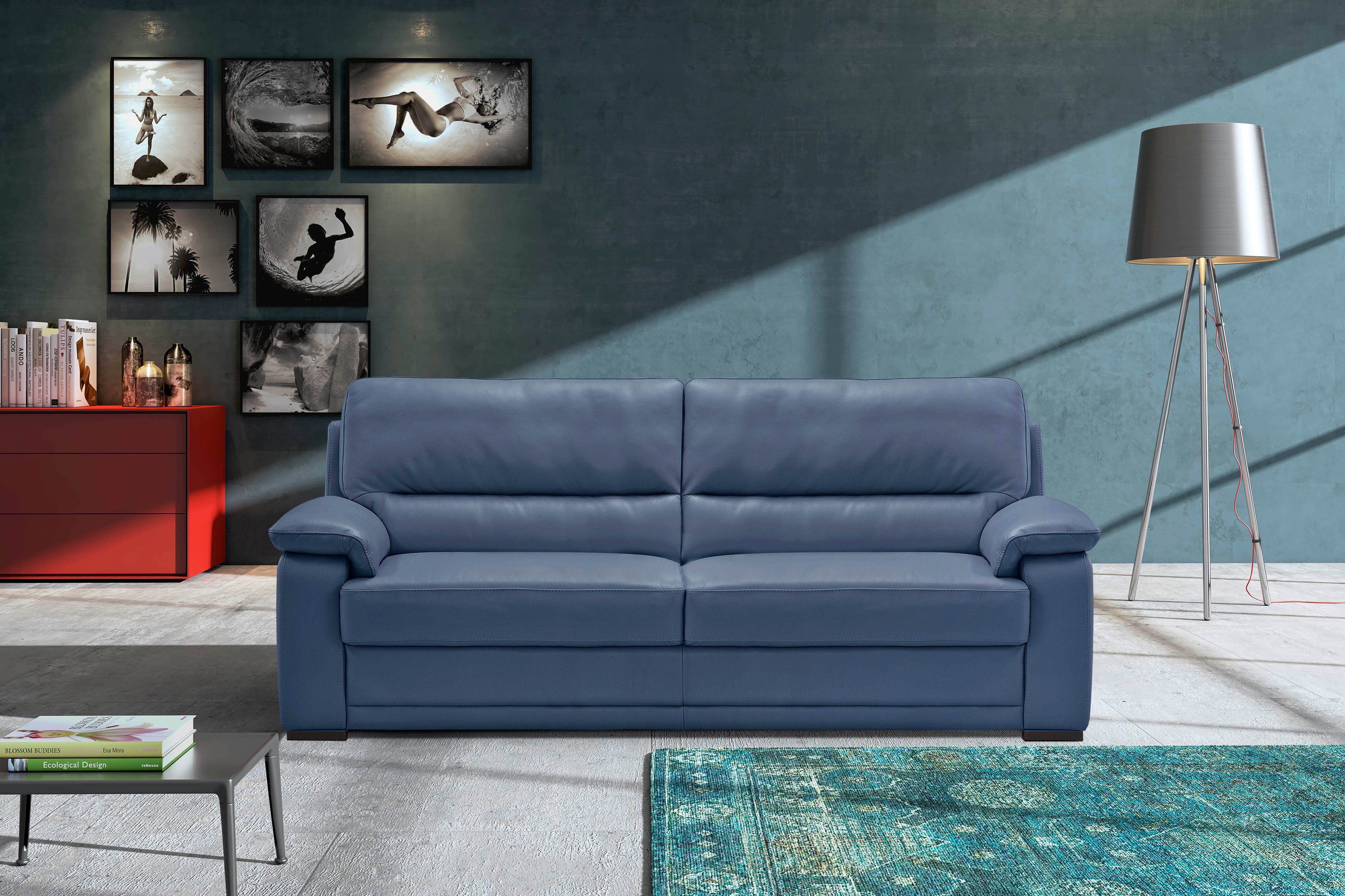 Egoitaliano 2,5-Sitzer Doris, modernes Designersofa, Ledersofa günstig online kaufen