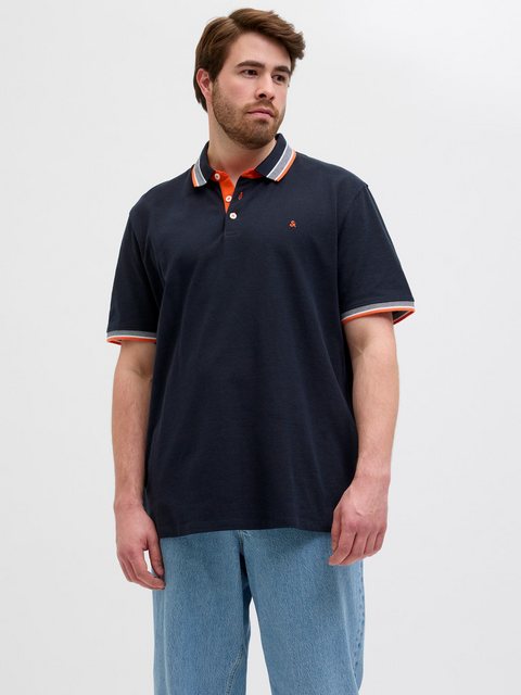 Jack & Jones PlusSize Poloshirt JJEPAULOS POLO SS NOOS PLS mit Logo Sticker günstig online kaufen