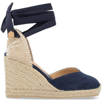 Castaner  Damenschuhe Espadrilles Castañer Chiara aus blauem Stoff günstig online kaufen