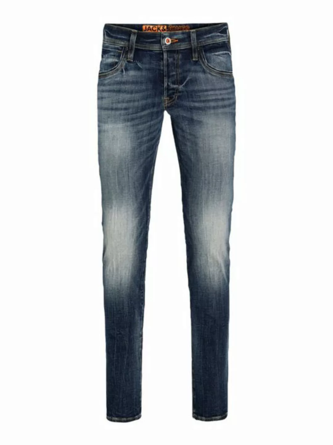 Jack & Jones Herren Jeans JIGLENN JJLUKE GE 238 - Slim Fit - Blau - Blue De günstig online kaufen