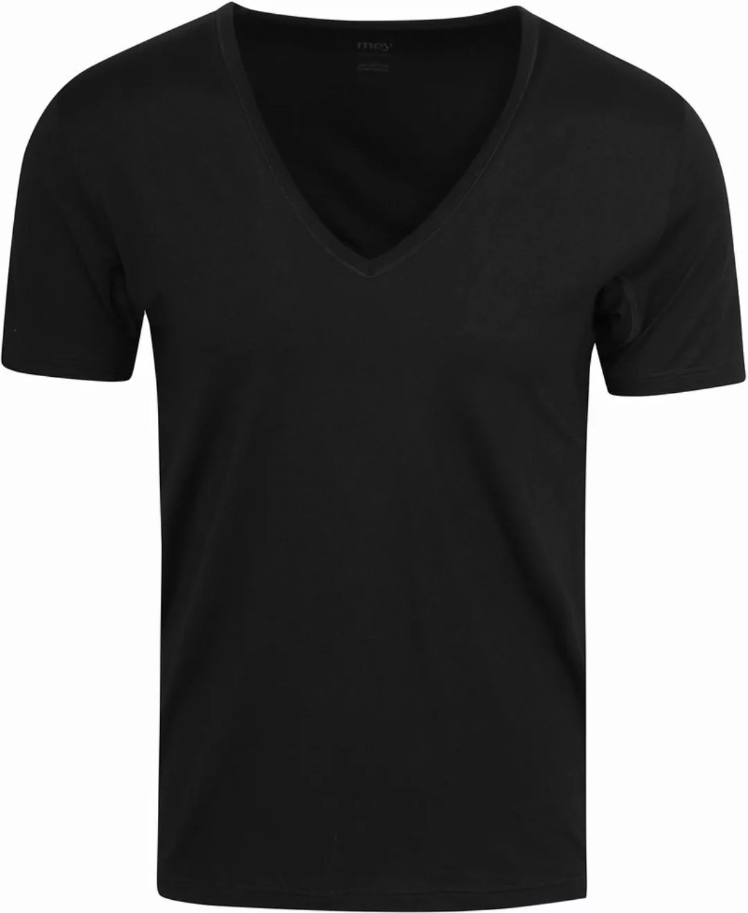 Mey Dry Cotton V-Ausschnitt T-Shirt Schwarz - Größe L günstig online kaufen