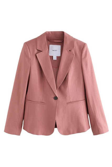 Next Jackenblazer Tailored Fit einreihiger Blazer mit Wolle (1-tlg) günstig online kaufen