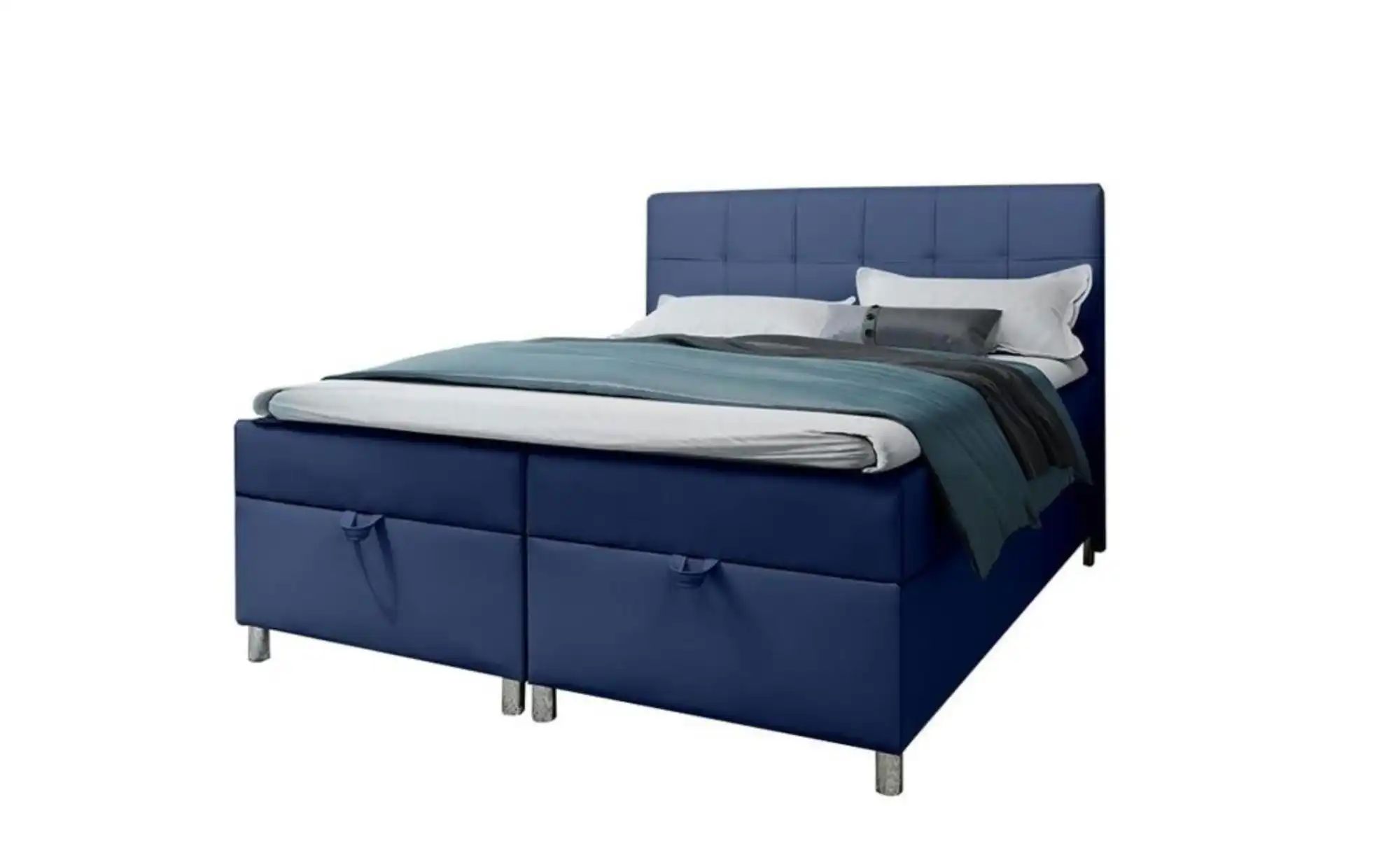 Boxbett mit Bettkasten Malabo ¦ blau ¦ Maße (cm): B: 140 H: 110 Betten > Po günstig online kaufen