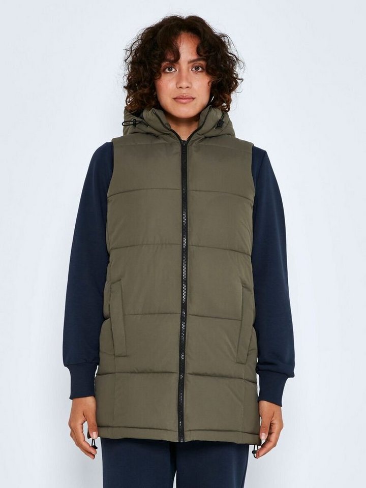 Noisy may Steppweste Lange Wattierte Puffer Weste Übergangsjacke NMAURORA 4 günstig online kaufen