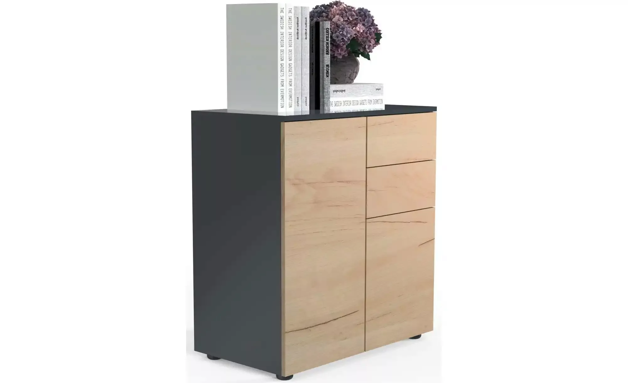 VCM Holz Kommode Sideboard Highboard Anrichte Schrank Dalosa 4 Schublade Dr günstig online kaufen