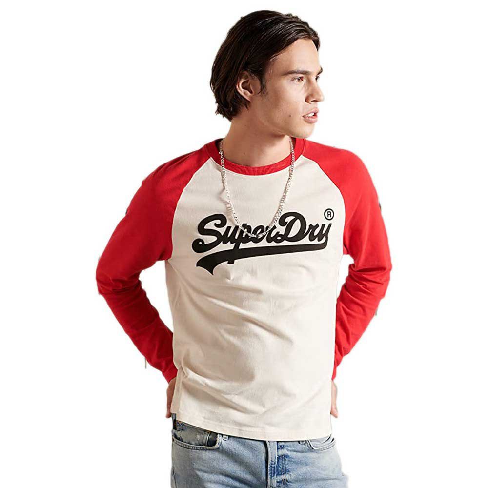 Superdry Vintage Logo Ac Raglan Langarm-t-shirt L Oatmeal günstig online kaufen