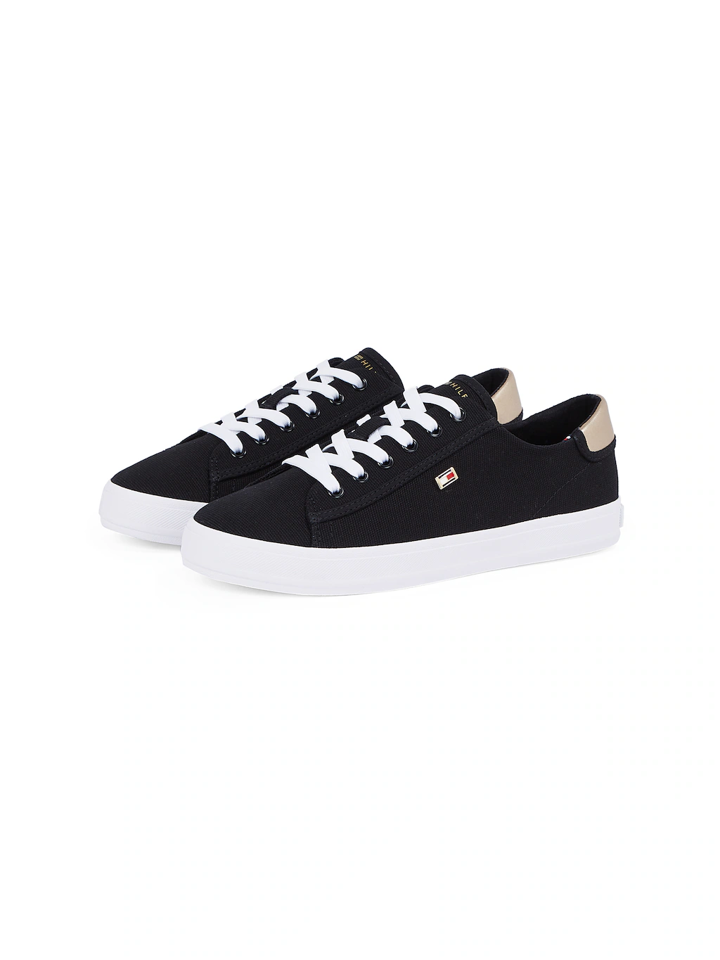 Tommy Hilfiger Plateausneaker "VULC CANVAS LACE UP SNEAKER", Freizeitschuh, günstig online kaufen