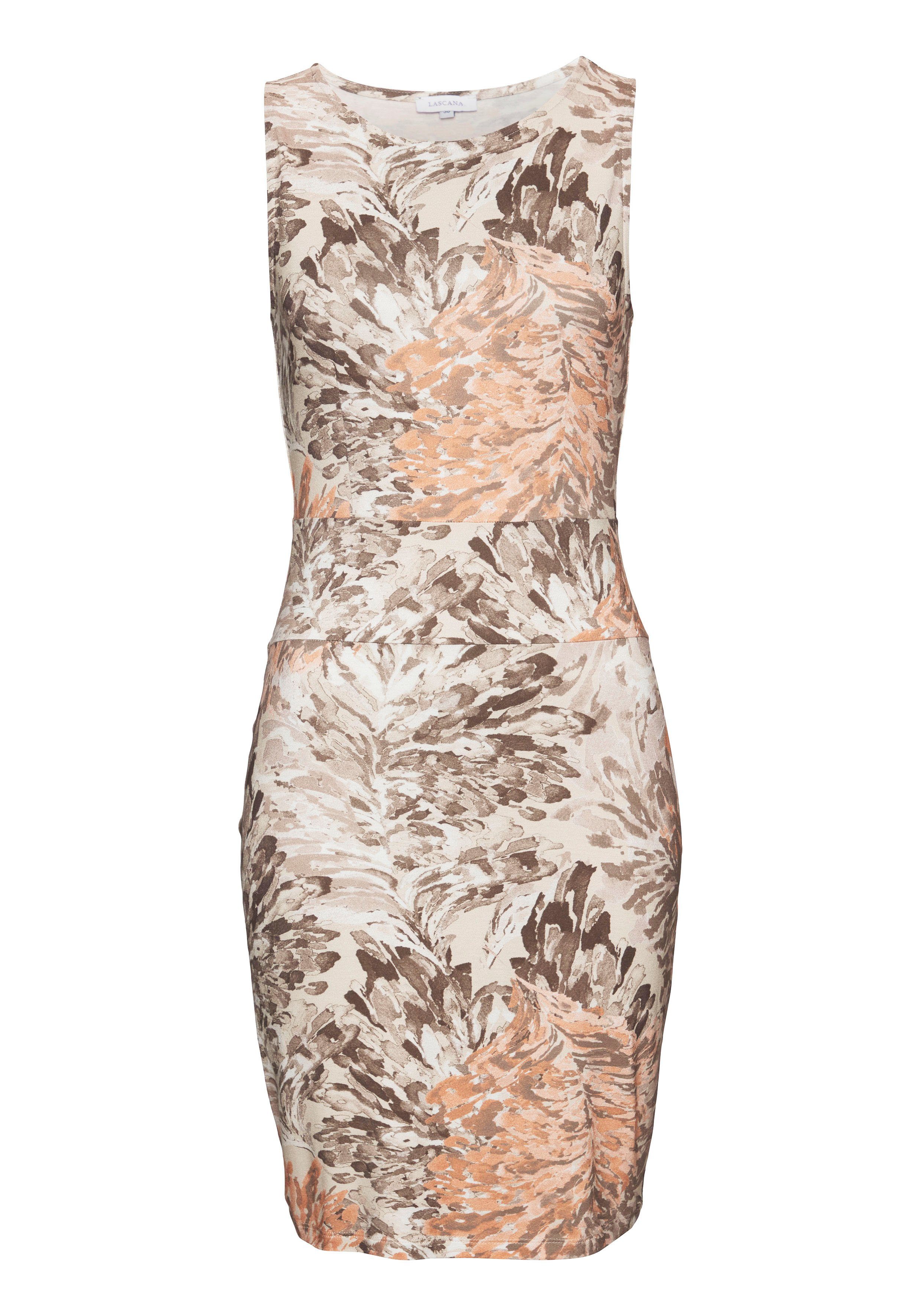 LASCANA Jerseykleid, mit Blumendruck, Sommerkleid, Jerseykleid günstig online kaufen