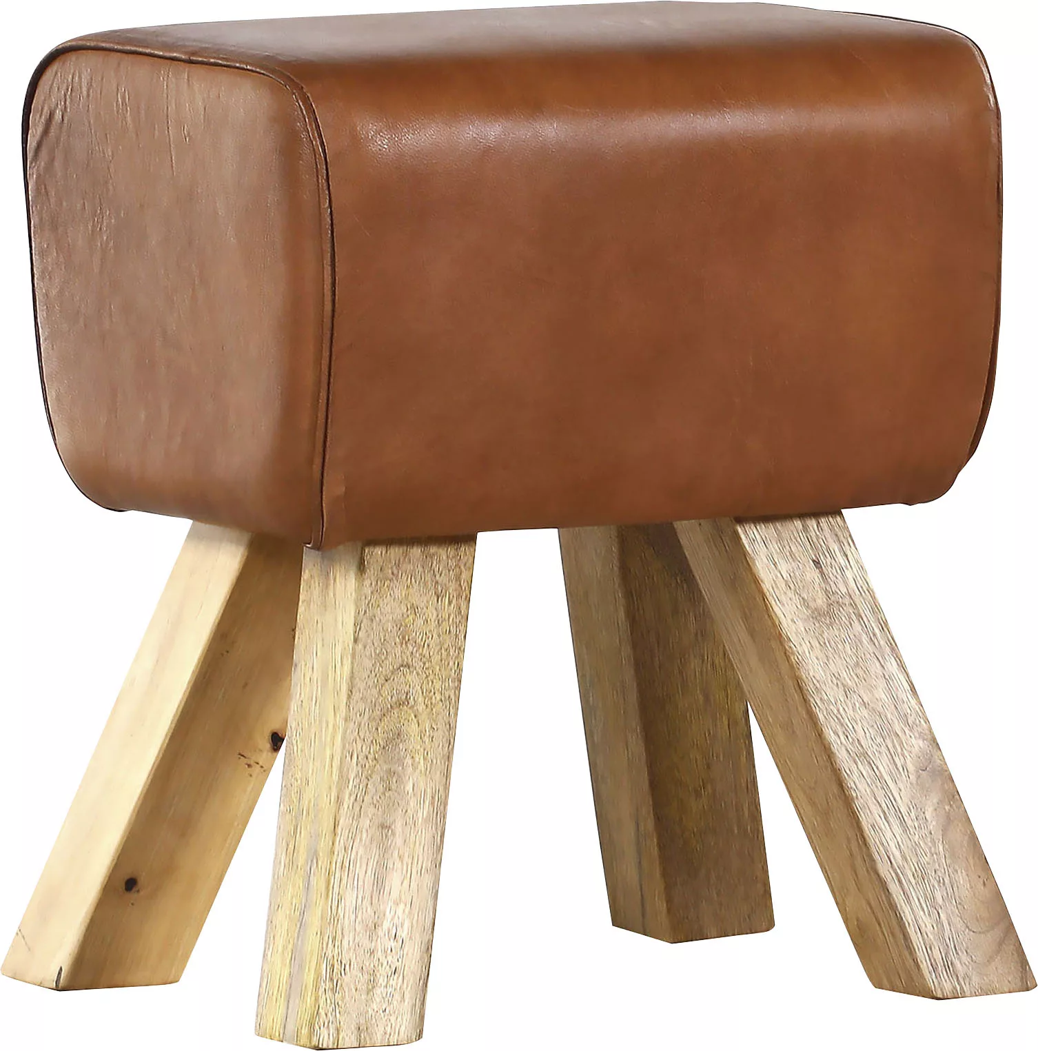 Gutmann Factory Hocker »Pipe«, Turnbock, Lederhocker günstig online kaufen