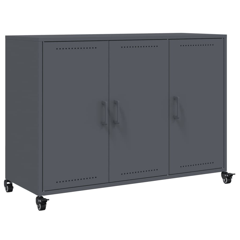 vidaXL Sideboard Sideboard Anthrazit 100,5x39x72 cm günstig online kaufen