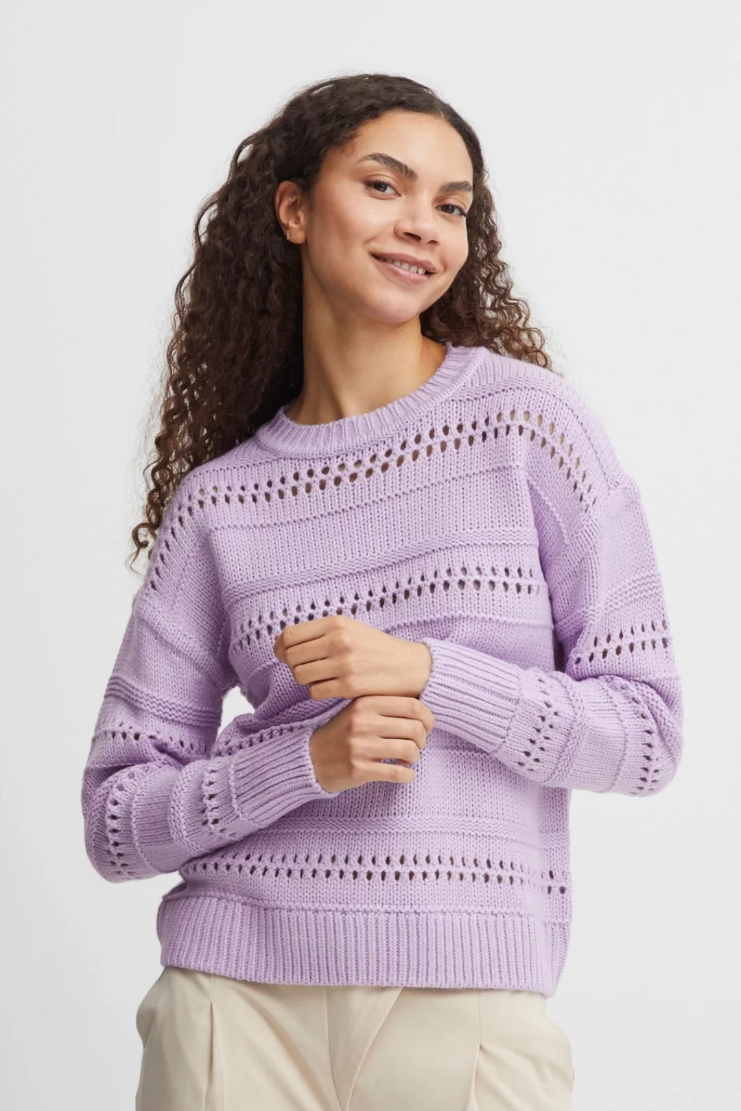 b.young Strickpullover BYOTINKA POINTELLE JUMPER - 20812757 günstig online kaufen