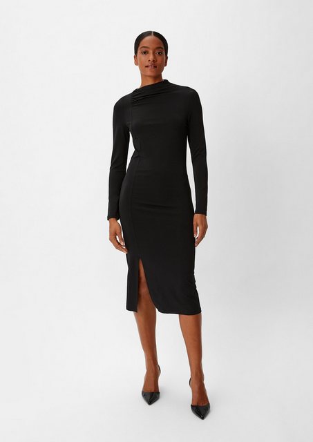 Comma Minikleid Jerseykleid mit Raffung Raffung günstig online kaufen