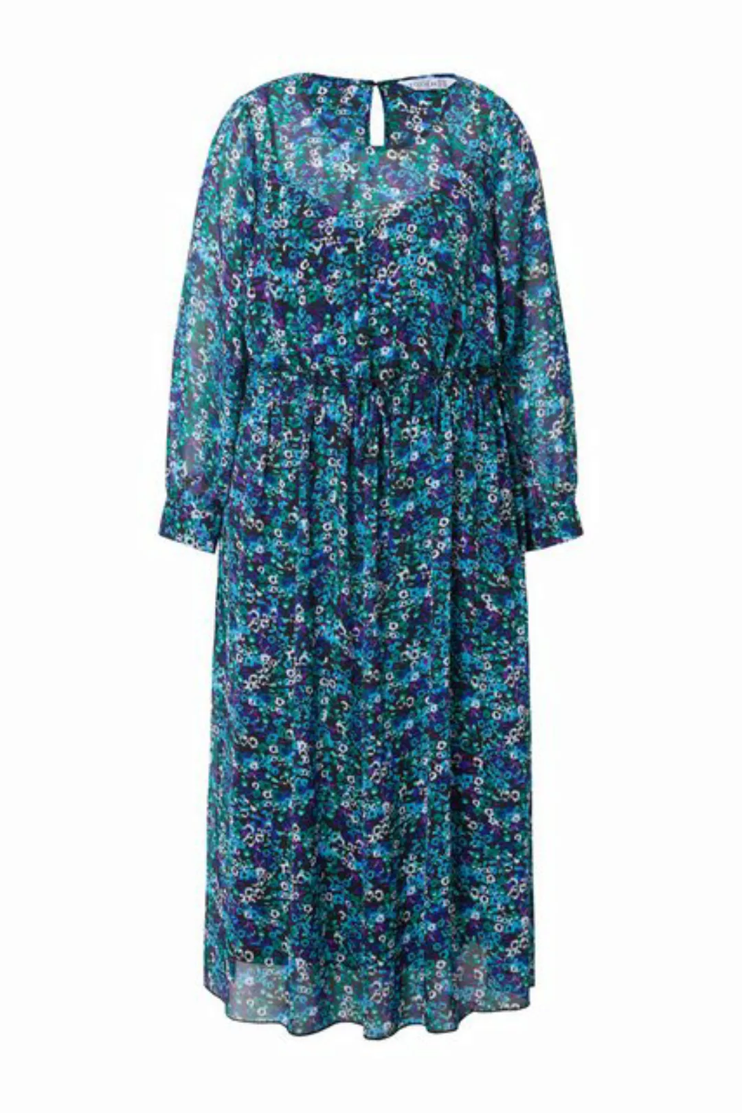 Studio Untold Sommerkleid Maxikleid A-Line Color-Flowers Langarm günstig online kaufen