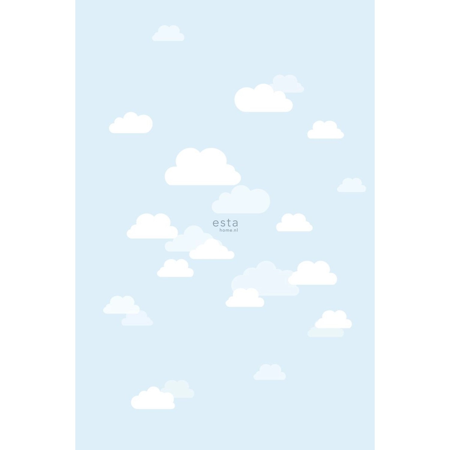 ESTAhome Fototapete Kleine Wolken Hellblau 200 x 279 cm 158842 günstig online kaufen