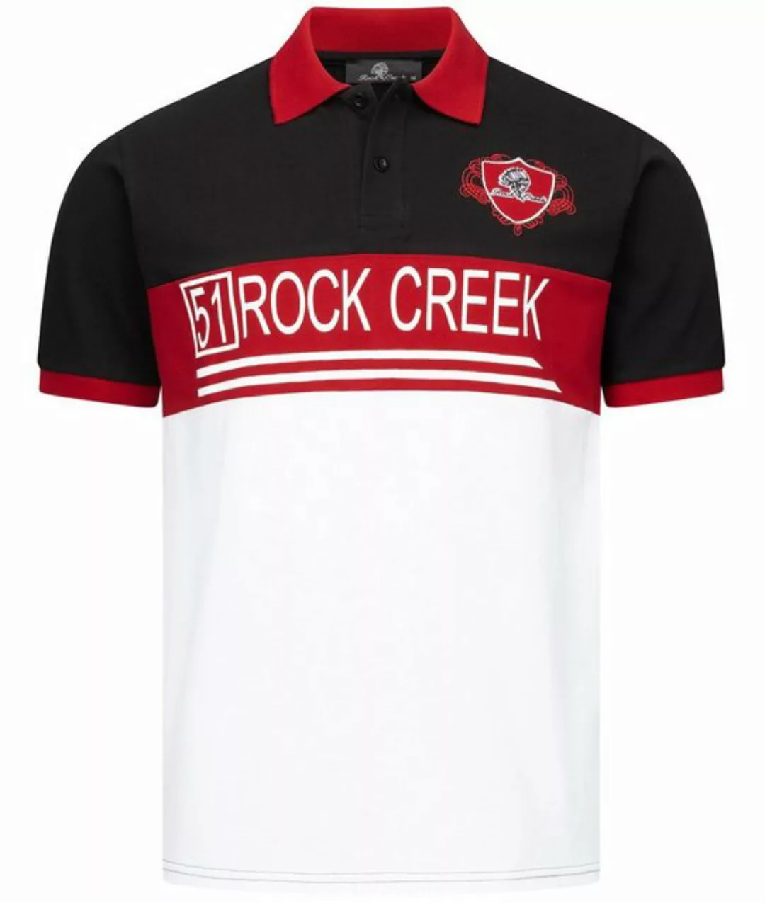 Rock Creek Poloshirt Herren T-Shirt mit Polokragen H-306 günstig online kaufen