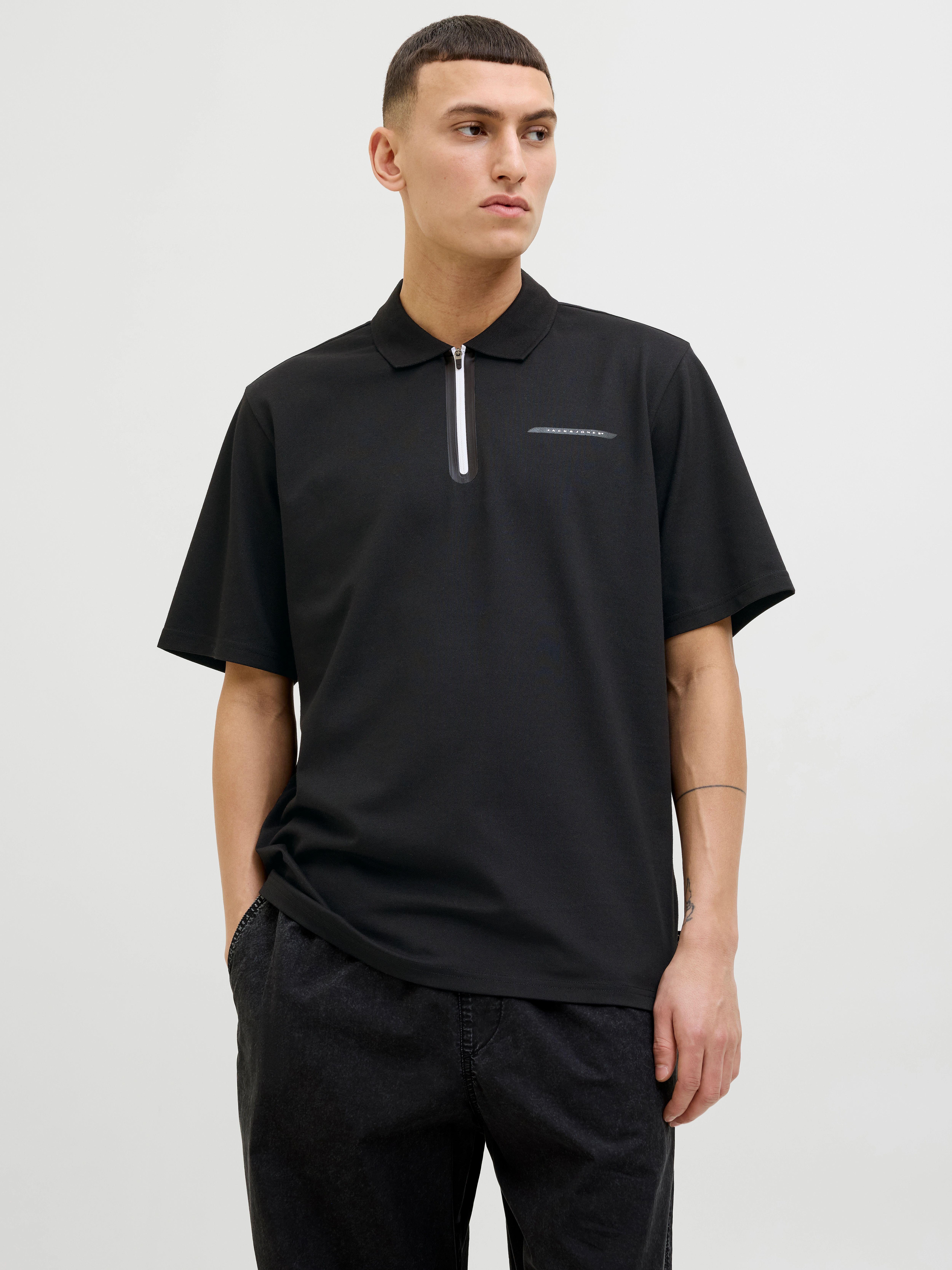 Jack & Jones Poloshirt "JCOFUSION PIQUE POLO SS SN" günstig online kaufen