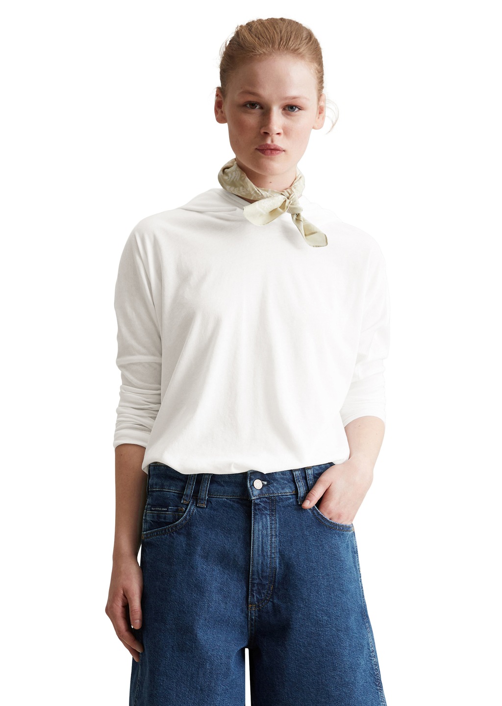 Marc OPolo DENIM Langarmshirt "aus softem Organic Cotton" günstig online kaufen