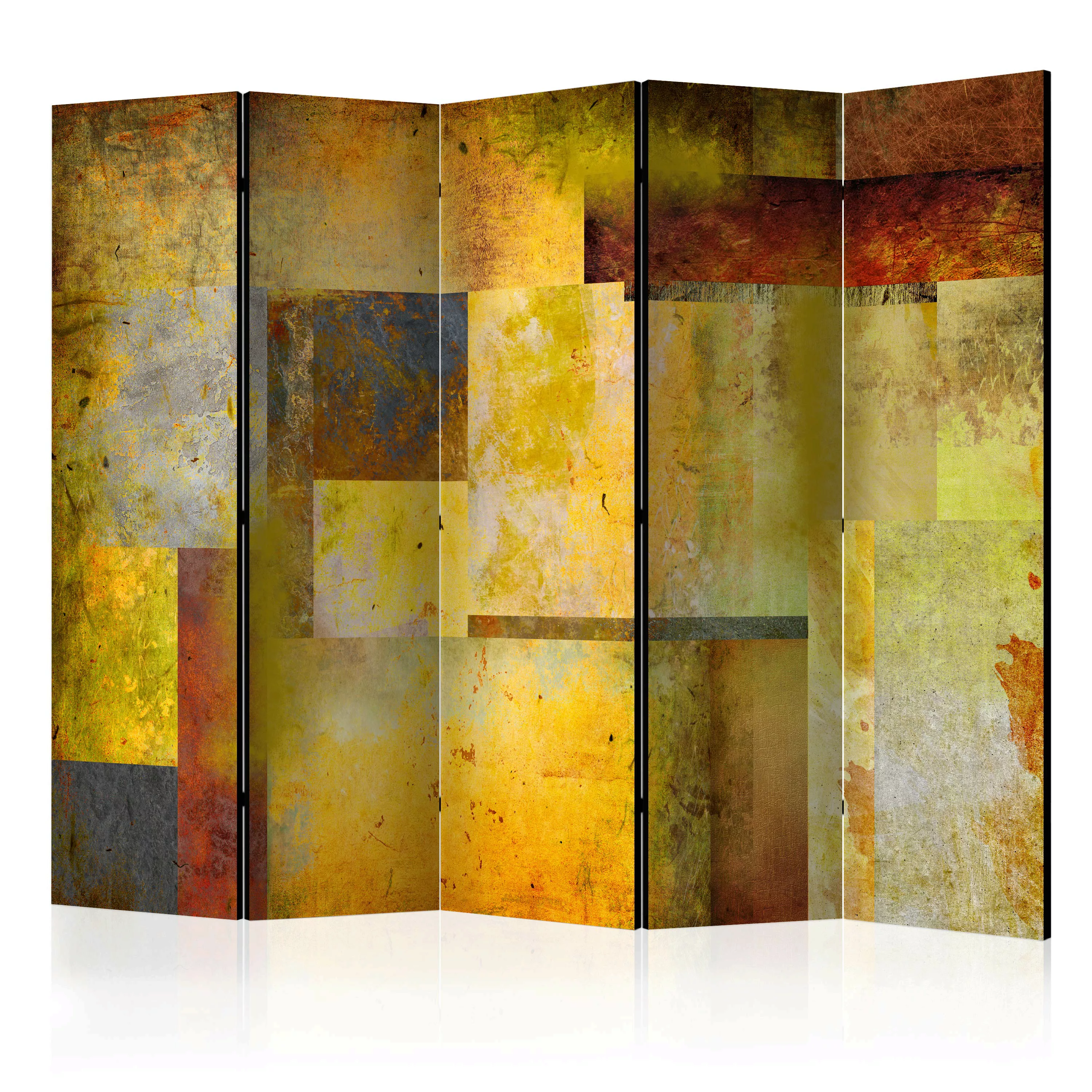 5-teiliges Paravent - Orange Hue Of Art Expression  Ii [room Dividers] günstig online kaufen