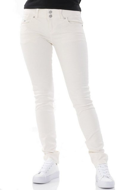 LTB Damen Jeans Molly M Super Slim Fit - Off White günstig online kaufen