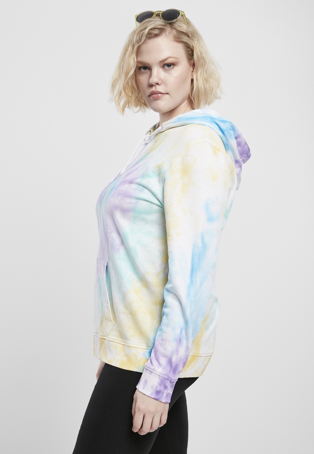 URBAN CLASSICS Kapuzenpullover "Urban Classics Damen Ladies Tie Dye Hoody" günstig online kaufen