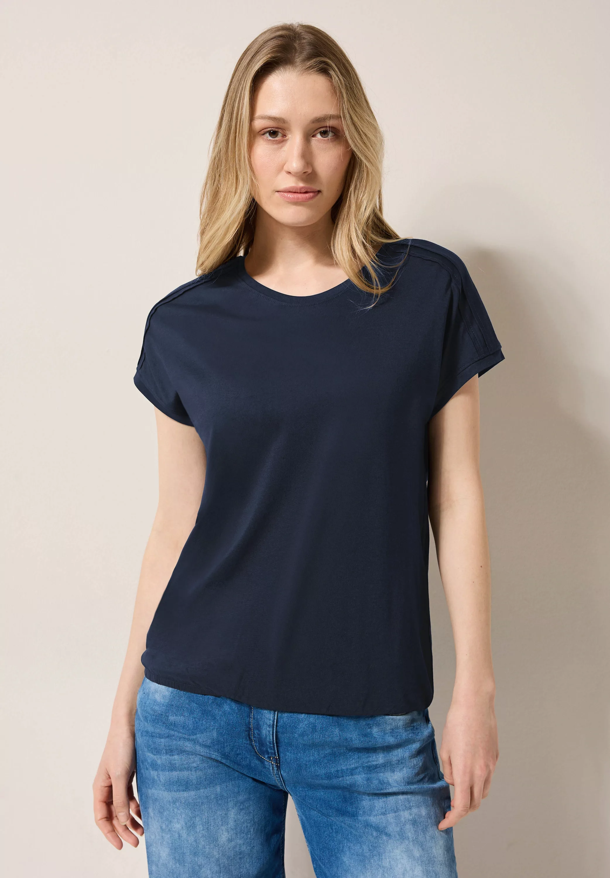 Cecil T-Shirt, mit elastischem Bund günstig online kaufen