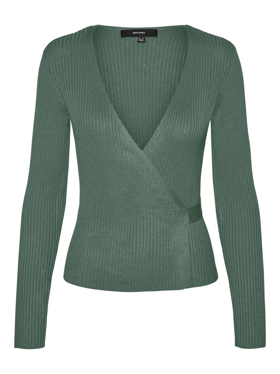 VERO MODA Wickel Pullover Damen Grün günstig online kaufen