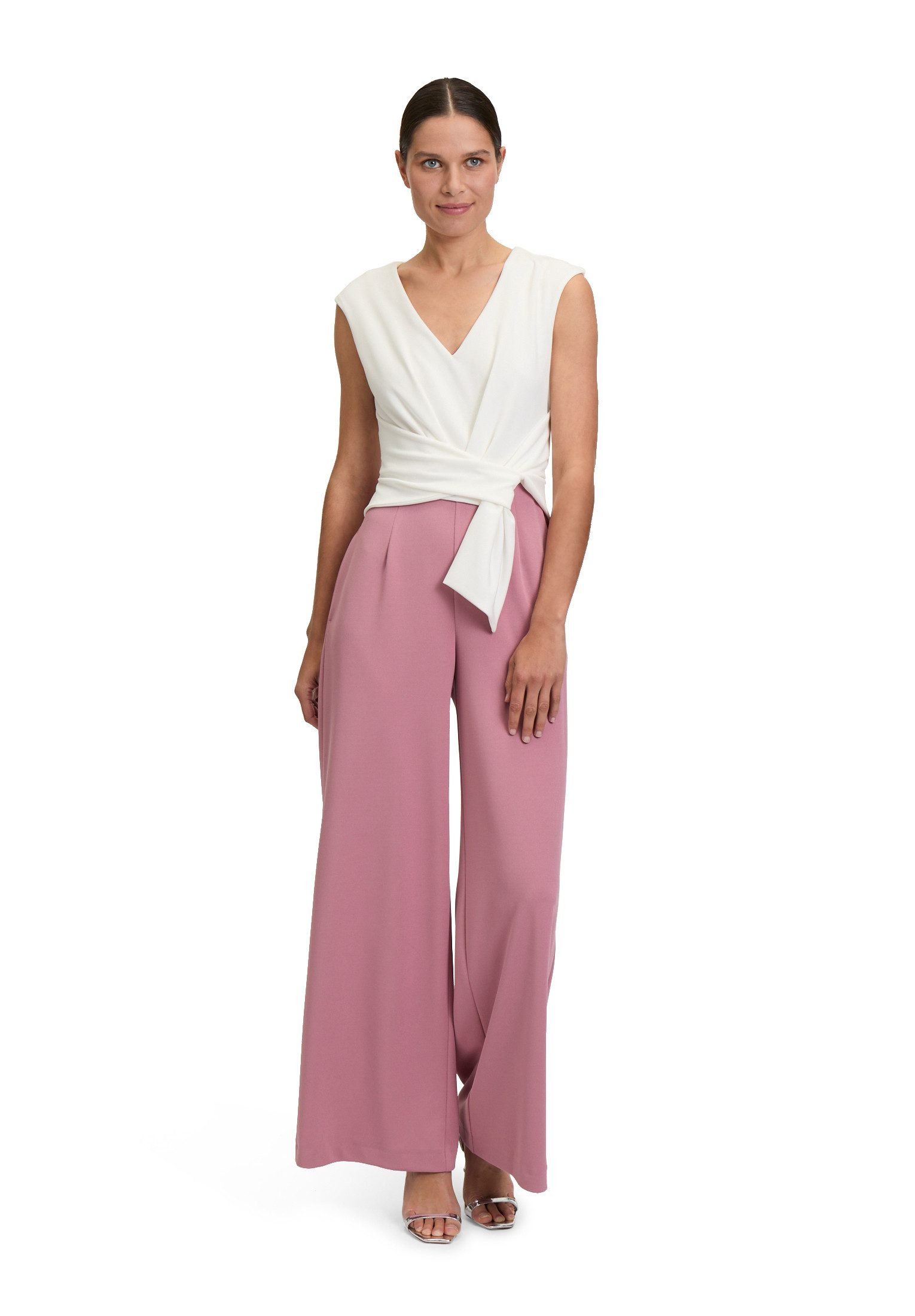 Vera Mont Overall "Vera Mont Damen Jumpsuit mit weitem Bein", (1 tlg.), Bun günstig online kaufen