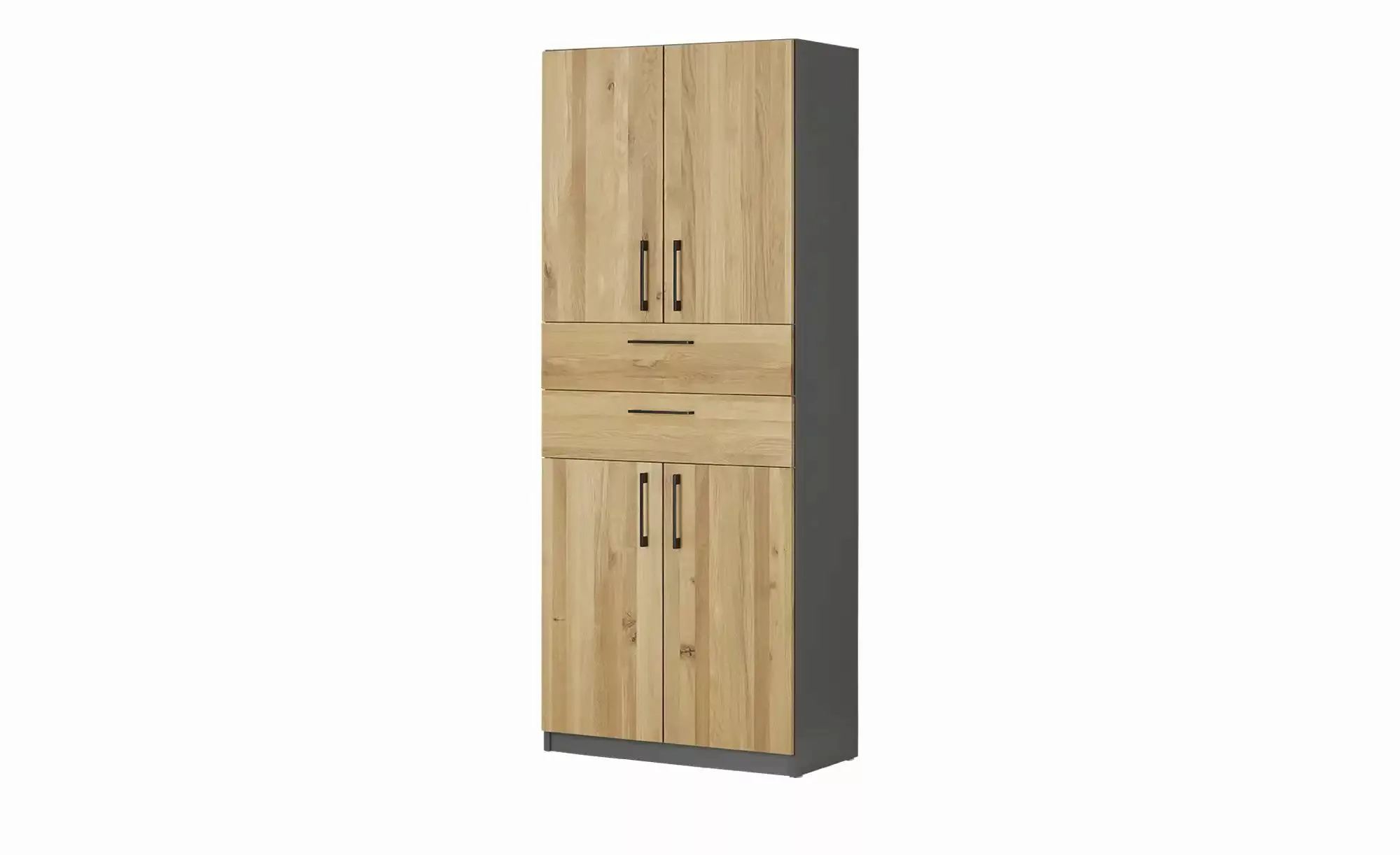 Aktenschrank  SOLIDLine ¦ grau ¦ Maße (cm): B: 80 H: 198,2 T: 40 Schränke > günstig online kaufen