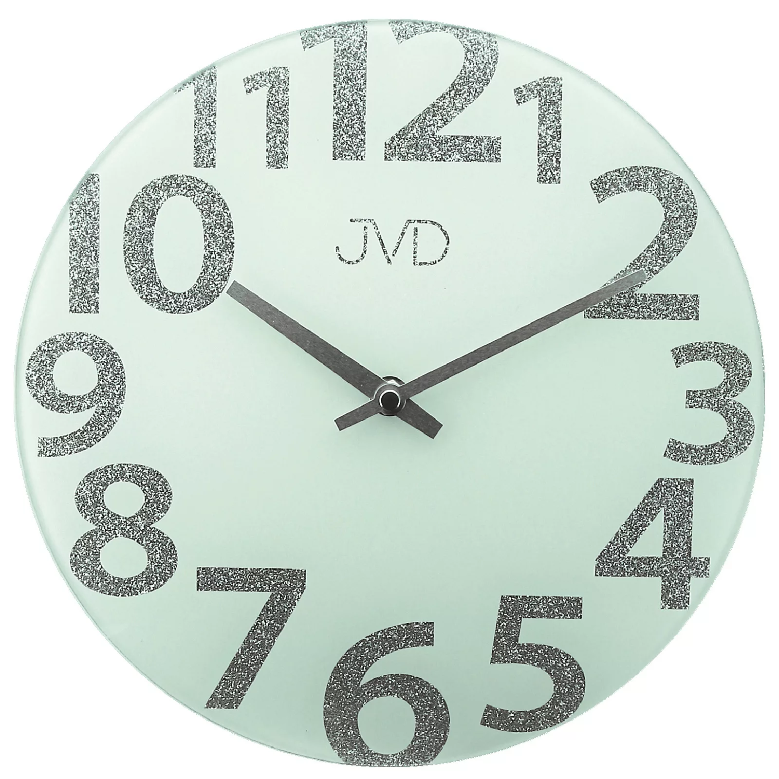 Jvd Ho138.2 Wanduhr Quarz Analog Rund Modern Milchglas günstig online kaufen