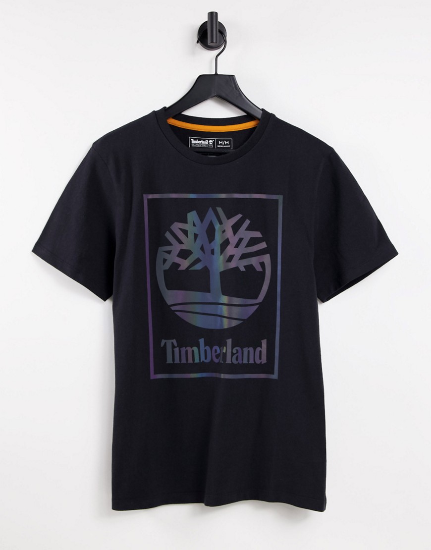 Timberland – NL Sky – T-Shirt in Schwarz mit Grafikprint günstig online kaufen