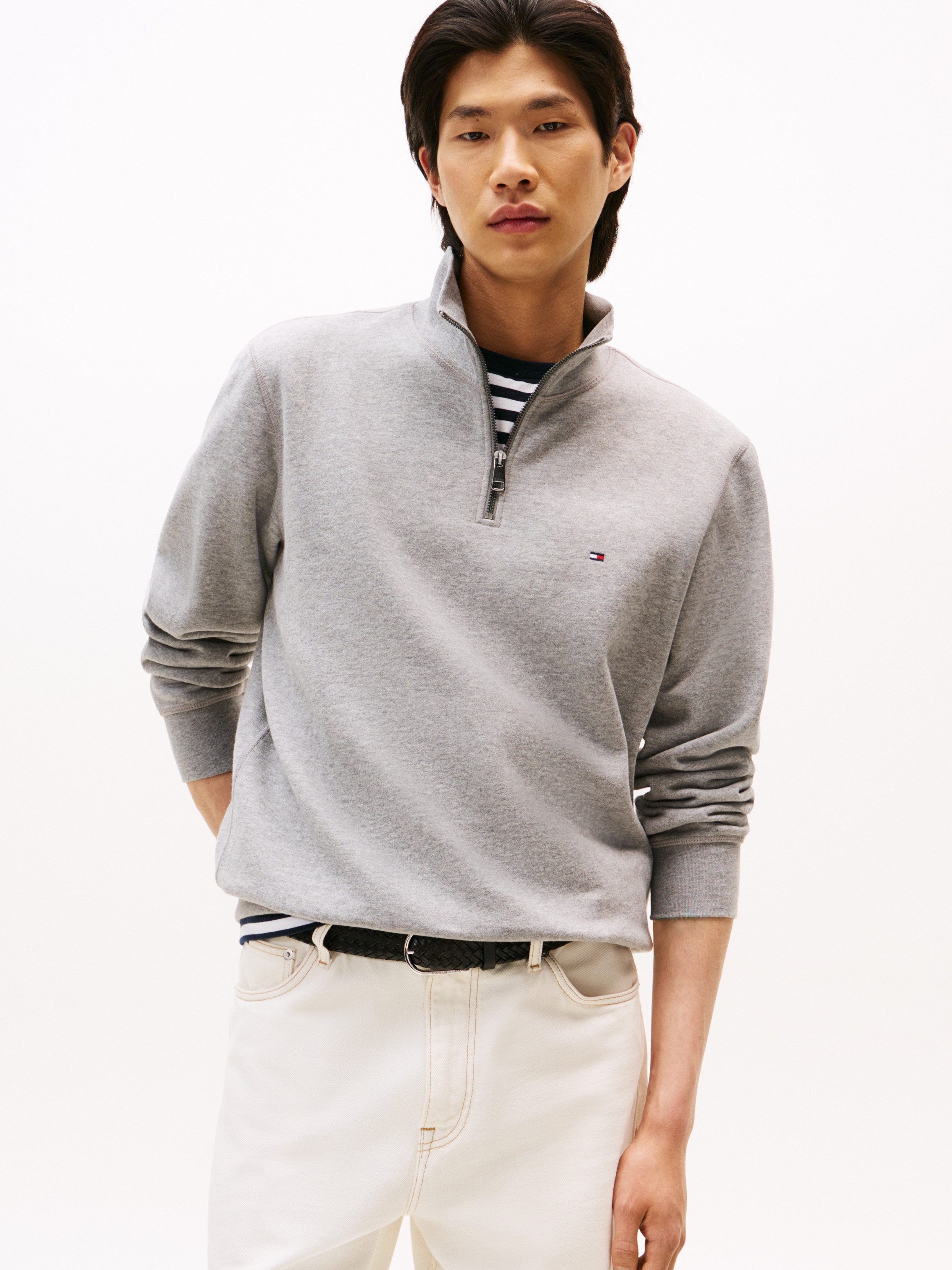 Tommy Hilfiger Sweatshirt ESSENTIAL FLEECE 1/4 günstig online kaufen