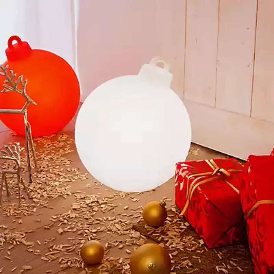 8 seasons design Shining Christmas Ball (RGB) Gartenleuchte weiß günstig online kaufen