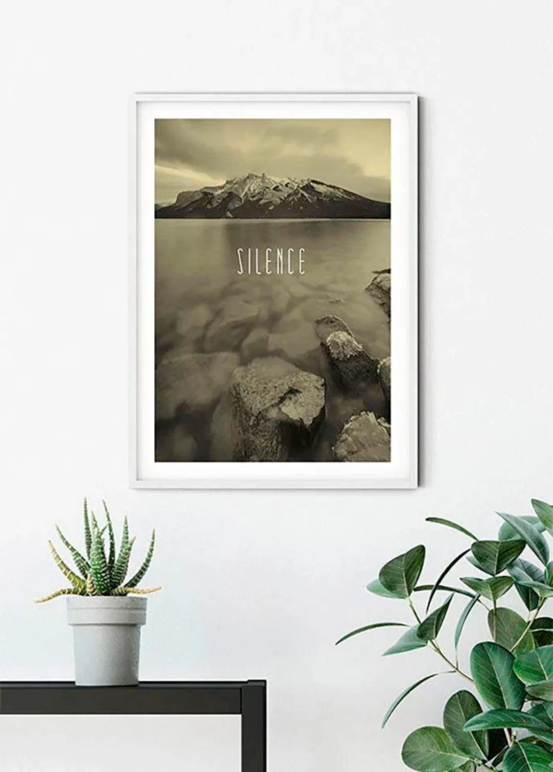 Komar Poster "Word Lake Reflection Sand", Natur, (1 St.) günstig online kaufen
