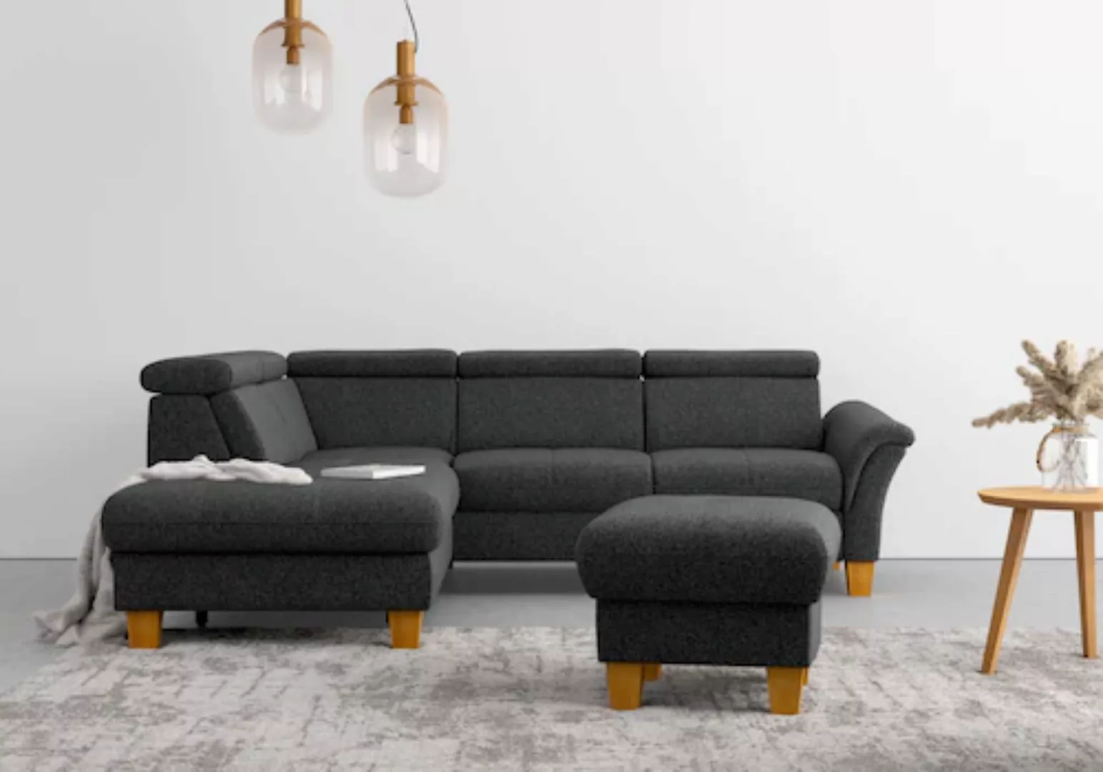 Home affaire Ecksofa »Lindgren L-Form«, wahlweise mit TV-Funktion, Stauraum günstig online kaufen