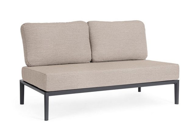 Bizzotto Gartensofa Gartenmodulsofa Gerald aus Aluminium Einzel-Element, An günstig online kaufen