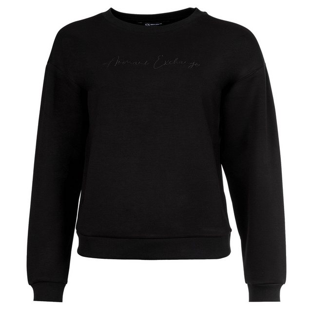 ARMANI EXCHANGE Sweater Damen Sweatshirt - Rundhals, Logo-Stickerei günstig online kaufen