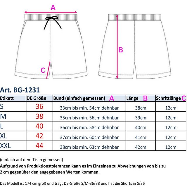 Bongual Sweatshorts Damen Shorts Bermuda Baumwollmischung Hose kurz Sportsh günstig online kaufen