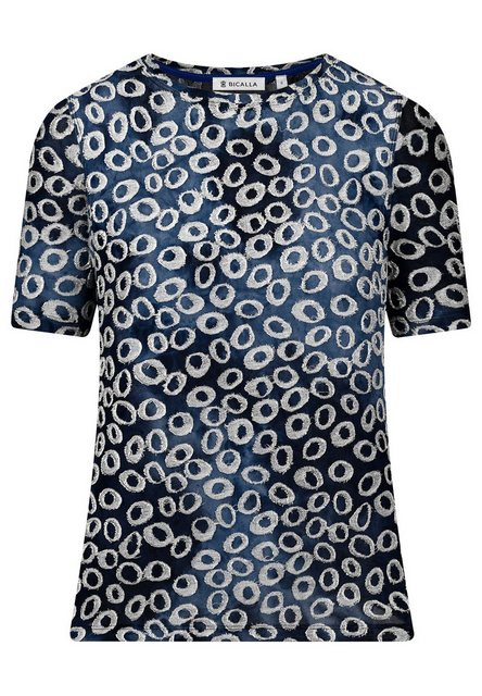 BICALLA T-Shirt Shirt T&D Circles - 10/blue-white (1-tlg) günstig online kaufen