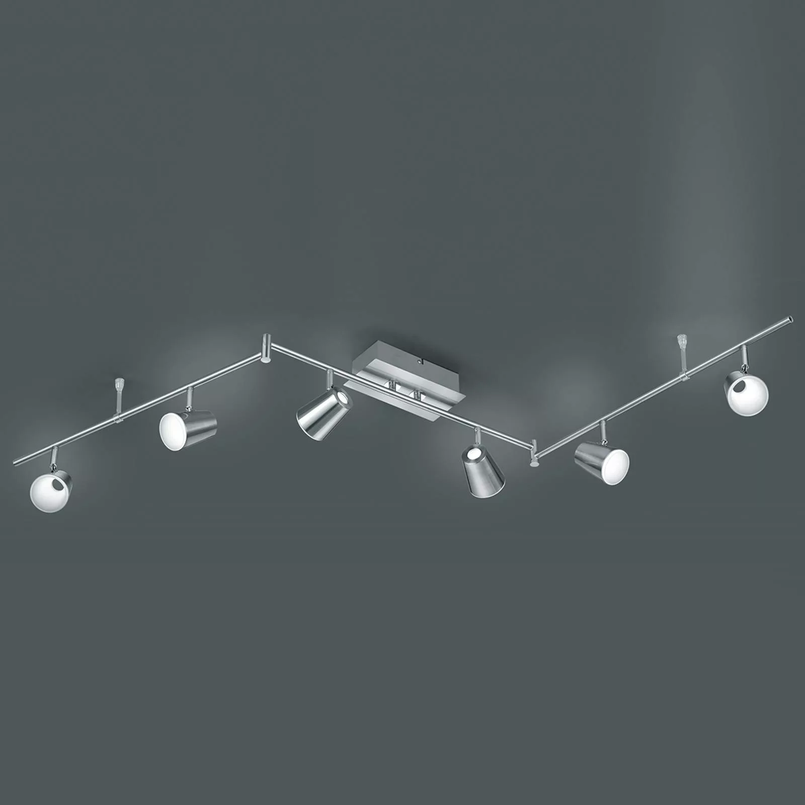 Trio LED Strahler Narcos Nickel matt 230 mm x 1770 mm x 100 mm günstig online kaufen