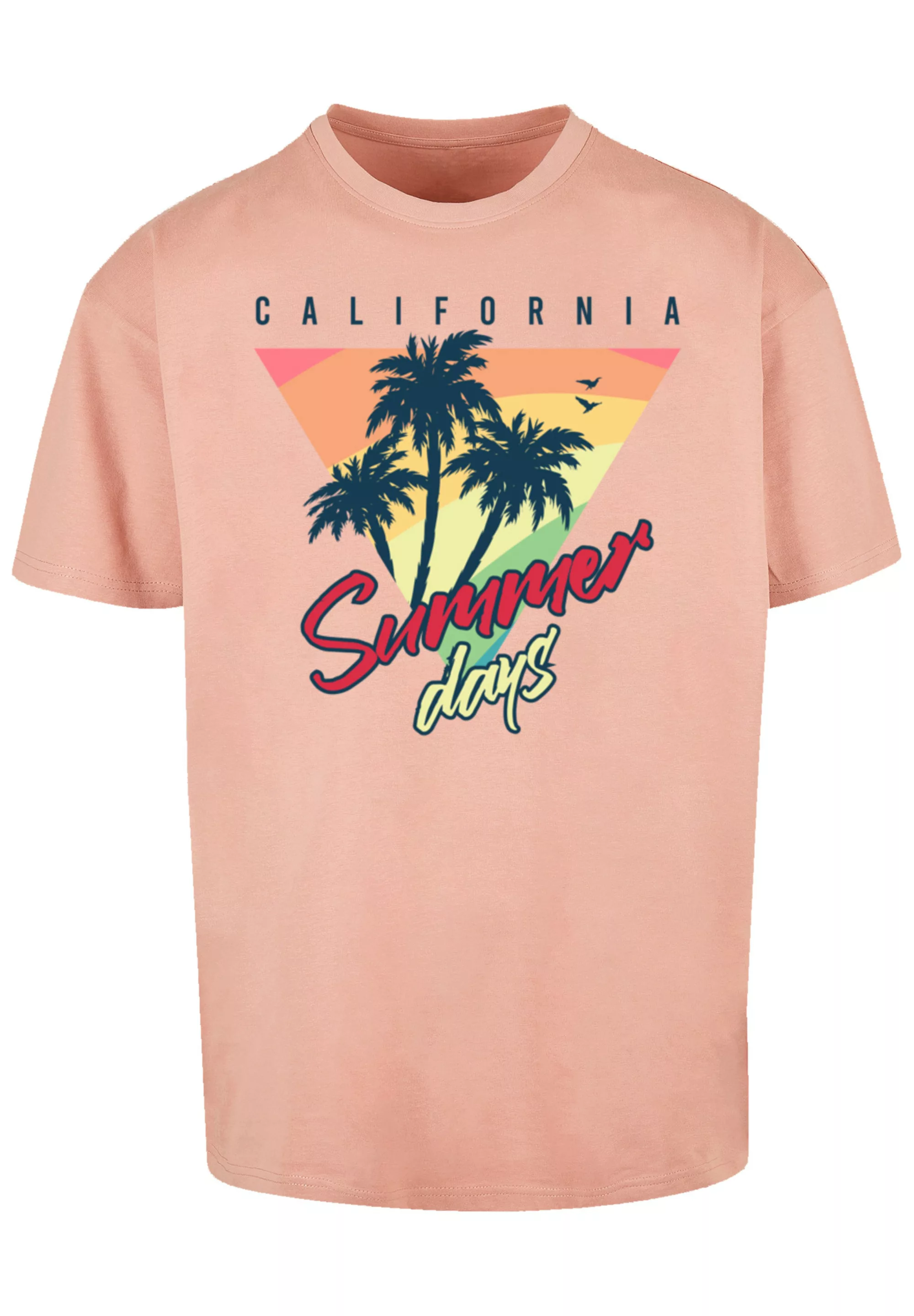F4NT4STIC T-Shirt "California Palmen Retro", Premium Qualität günstig online kaufen