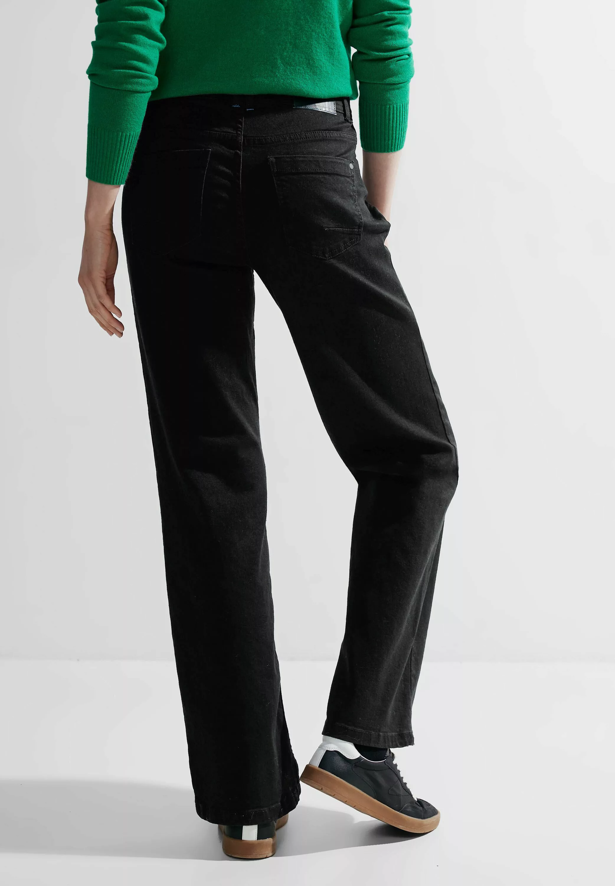 Cecil Bequeme Jeans Cecil Loose Fit Jeans in Black (1-tlg) Nicht Vorhanden günstig online kaufen