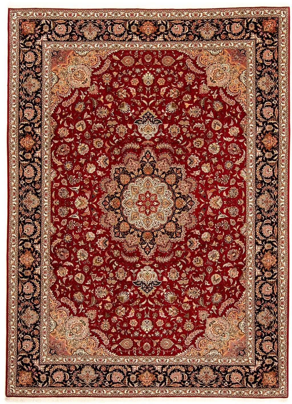 morgenland Orientteppich »Perser - Täbriz - Royal - 342 x 251 cm - dunkelro günstig online kaufen