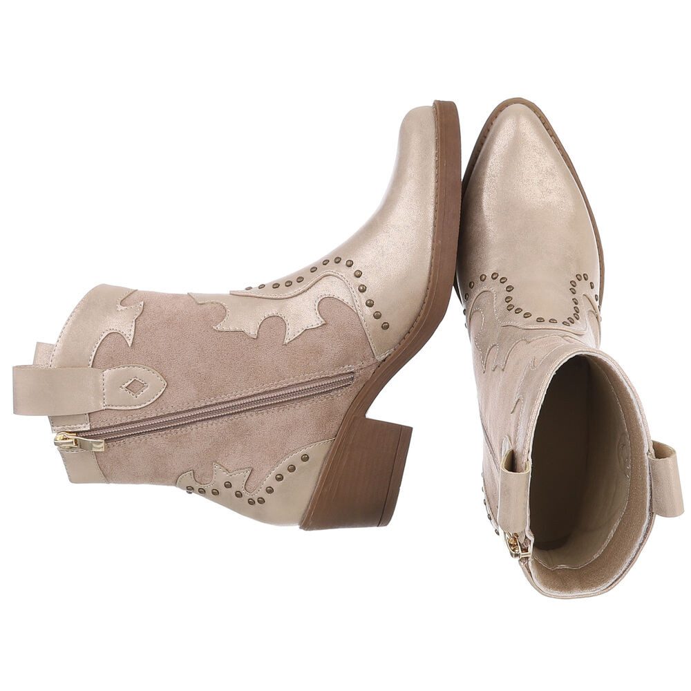 Ital-Design Damen Cowboyboots Western Westernstiefelette (88577298) günstig online kaufen