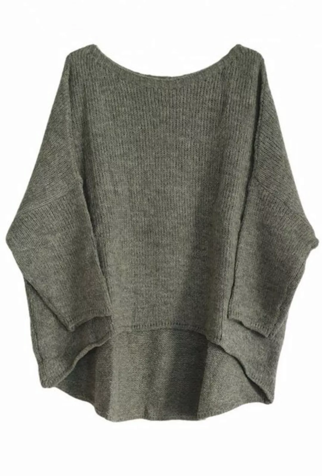 Charis Moda Strickpullover Pullover im Oversize Look Vorne kurz Hinten lang günstig online kaufen