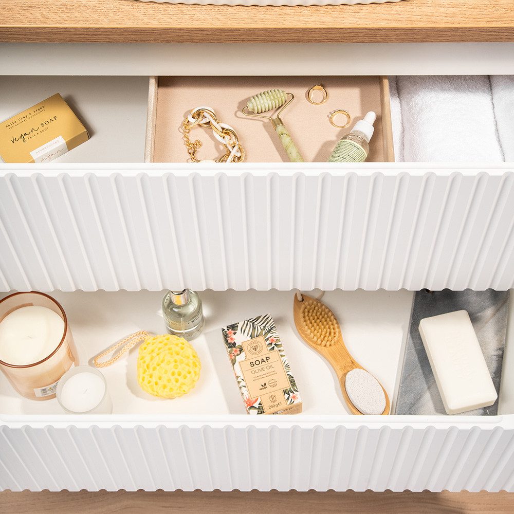 Lomadox Waschbeckenschrank NEWPORT-56-WHITE Waschtischunterschrank, 60cm br günstig online kaufen