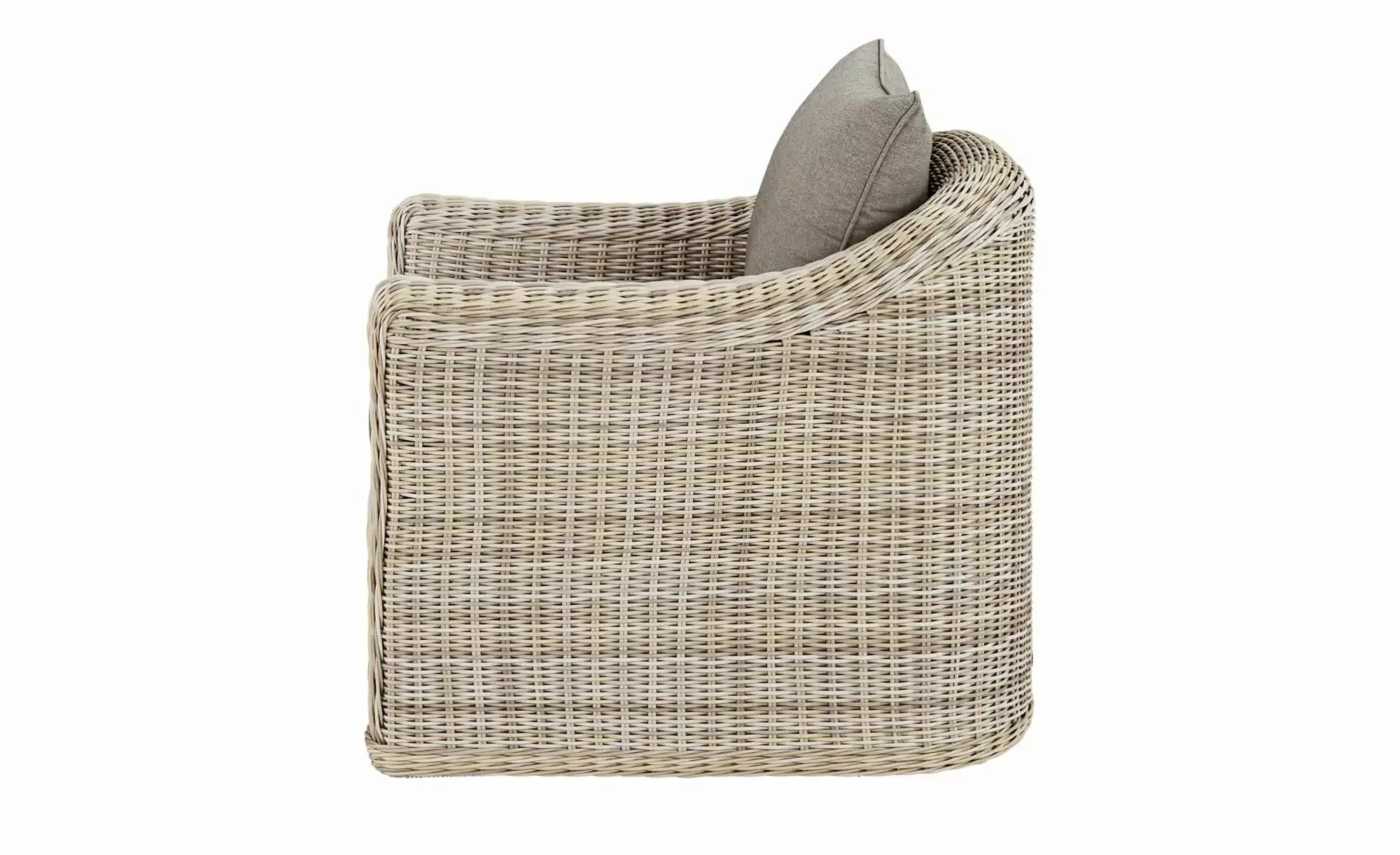 a casa mia Gartensessel aus Polyrattan Sylt 1 ¦ beige ¦ Maße (cm): B: 78 H: günstig online kaufen